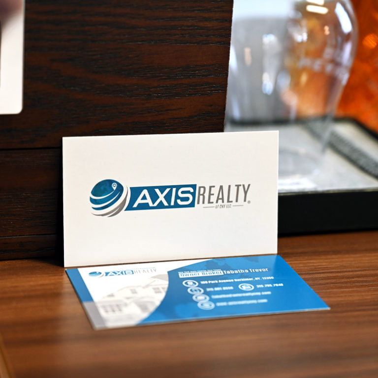 Axis Realty Matte Business Cards